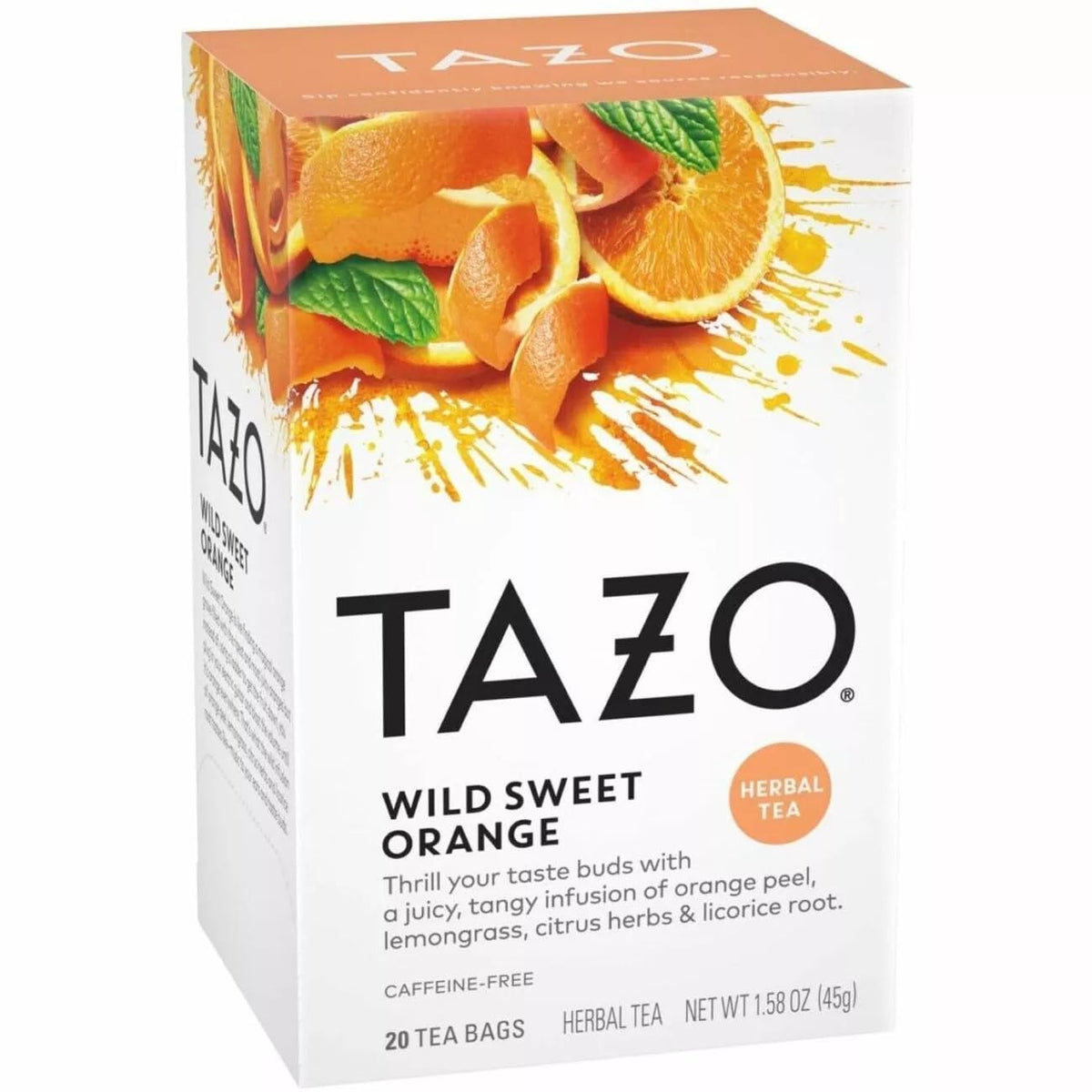 Wild Sweet Orange Herbal Tea by TAZO – 20 Count (Pack of 2), Pack of 2, Model TS0417-A700ML-M614