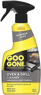 Goo Gone Oven and Grill Cleaner - 14 Ounce - Removes Tough Baked On Grease and Food Spills Surface Safe