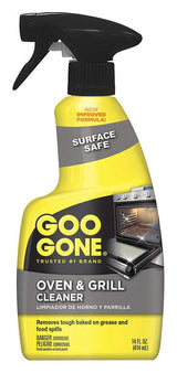 Oven and Grill Cleaner - 14 Ounce - Removes Tough Baked On Grease and Food Spills Surface Safe by Goo Gone – 14 Fl Oz (Pack of 1), Aluminum, Model 2059