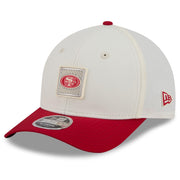 Youth Cream/Scarlet San Francisco 49ers 2026 Training Camp 9FORTY M-Crown Adjustable Hat by New Era – 100% Polyester - Crown, Model 26 Nfl Training Camp Youth 9forty