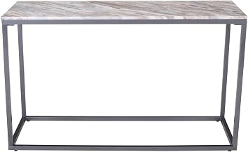 Wynn 50" Modern Luxe Solid Marble Sofa Console Table