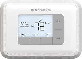 Honeywell Home Home RTH6360D1002 Programmable Thermostat, 5-2 Schedule, 1-Pack, White | RTH6360D100 1-Pack, White
