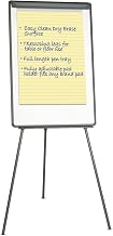 Universal Sturdy Easel Style Dry Erase Board, White/Black (43032)