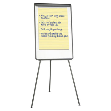Sturdy Easel Style Dry Erase Board by Universal – 29 x 41, Plastic, White/Black, Model UNV43032