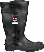TINGLEY 31341 Pilot Safety Toe Knee Boot, Men's 8/Women's 10, Black | Puncture resistant steel midsole meets ASTM F2413 PR, Reduces risks from sharp objects