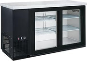 Dukers DBB48-S2 Sliding 2 Door Bar and Beverage Cooler, 11.2 cu. ft., Black