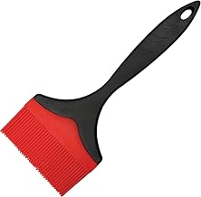 SB-04P - Silicone Brush, 4" Wide, Red with Black Handle