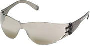 MCR Safety Glasses CL117 Checklite Polycarbonate Silver Mirror Lens with Scratch Resistant coating, 1 Pair