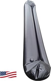 Quick Dam Water Curb Reusable Water-Filled Flood Barrier, 20ft