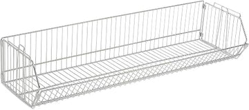 Global Industrial Stackable/Interlocking Wire Storage Bin, 48" W x 14" D x 9" H
