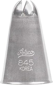 # 845 - Closed Star Pastry Tip .44'' Opening Diameter- Stainless Steel by Ateco