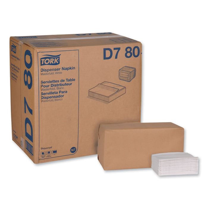 Tork Universal Masterfold Dispenser Napkin, 12 rolls 500 napkins, D780