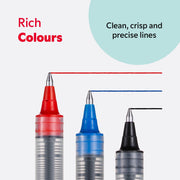Liquid Ink Rollerball Eye Fine UB-157E Red 0.7mm Box 12 pcs by Uni-Ball – 1 Count (Pack of 12), Plastic Stainless Steel Tungsten Carbide Metal, grey, Model 315176000