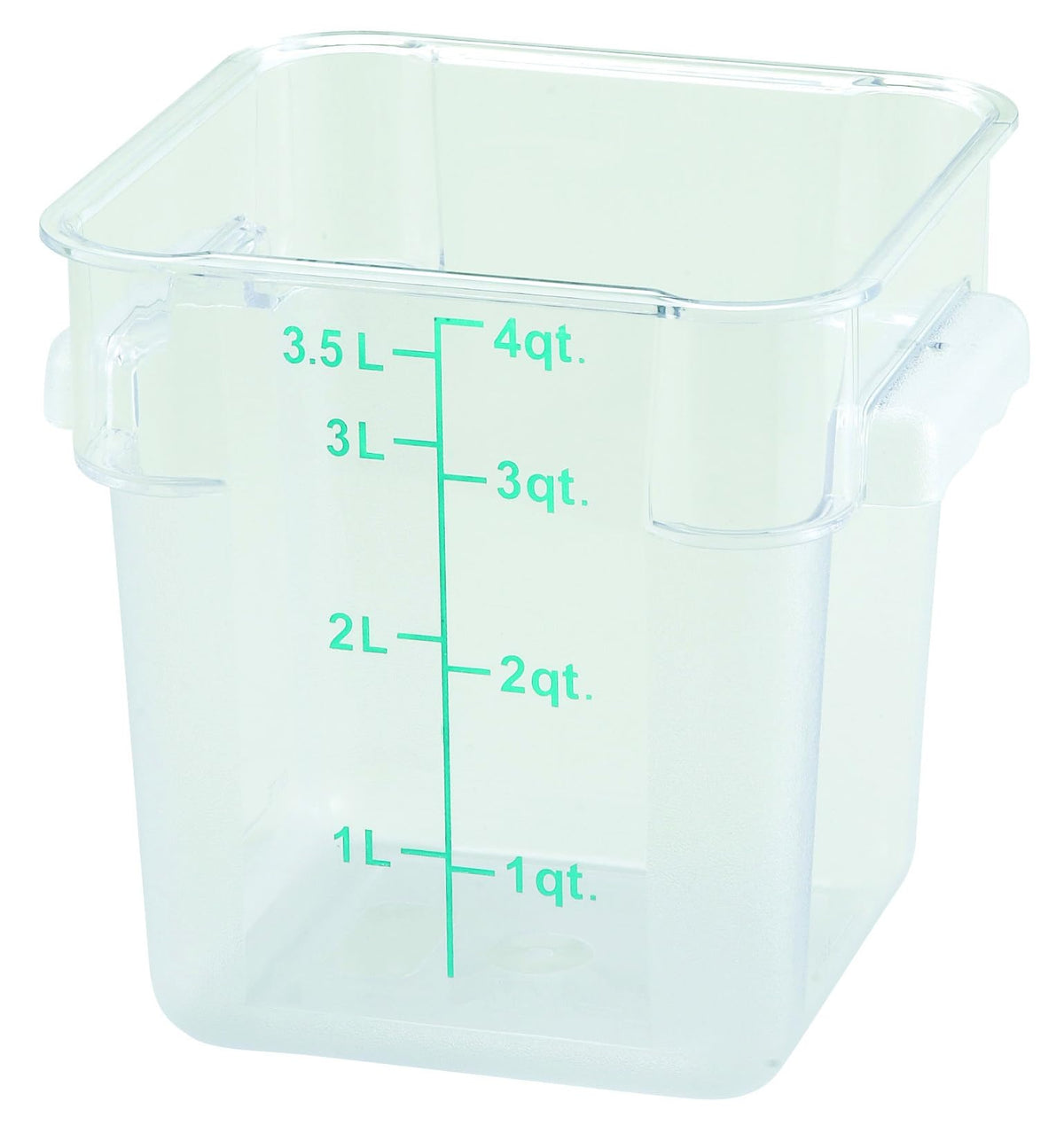 Winco 4 Quart / Container / Clear Container Sets
