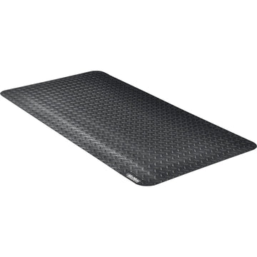 24" W x 48L Diamond Plate Ergonomic Anti Fatigue Mat by Global Industrial – 24" W x 48L, Vinyl, Black, Model 39267090020000400