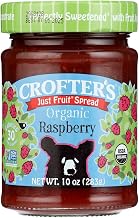 Organic Raspberry Fruit Spread, 10 Ounce - 6 per case. Y