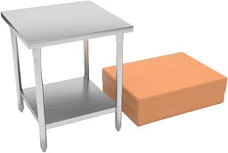 Winholt DTS-3072-HKD 72" x 30" Work Table, 16/304 Stainless Steel Top, 18/304 Undershelf & Legs, All Welded Knock-Down Design, NSF, 3” Adjustable Feet, Easy 3-Minute Assembly