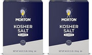 Morton Kosher Salt Coarse Cooking Salt (72 oz / 4.5 lb), 2-Pack