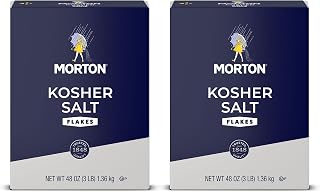 Morton Kosher Salt Coarse Cooking Salt (72 oz / 4.5 lb), 2-Pack