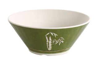 Bamboo Style Salad/Noodle Bowl by Yanco – Melamine, Pack of 12, Model BA-509