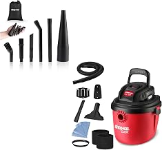 Shop-Vac 2.5 Gallon 2.5 Peak HP Wet/Dry Vacuum Micro Cleaning Nozzle Kit, 1-1/4" Detailed-Cleaning Attachments