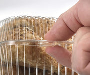 Inline Plastics 21 oz. Rectangular Clear Clam Shell Food Containers with Barlock - Durable & Eco-Friendly Plastic Hinged Take Out Containers - Ideal for Bakeries – Food Services & Supermarkets - SLP17D
