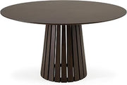 Weiss - Mid-Century Modern Wenge Round Dining Table