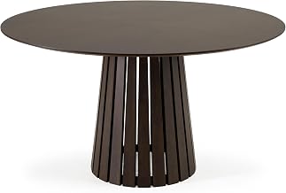 Weiss - Mid-Century Modern Wenge Round Dining Table