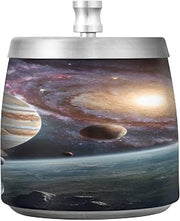 Solar System Splash Ashtray with Lid, Outdoor Ashtrays for Patio
