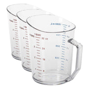 Cambro 1-Quart (Pack of 3) / Transparente / 1.0 quarts Cups