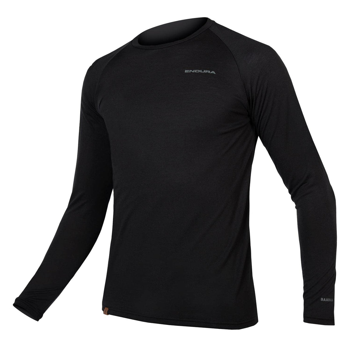 Mens BaaBaa Blend Cycling Baselayer Paprika by Endura – Small, Wool, Paprika