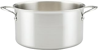 Thomas Keller Insignia by Hestan - Stainless Steel Stock Pot, Induction Cooktop Compatible, 8 Quart