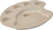 Cosy & Trendy HP1367 Ceramic Painter's Palette Dish, White, 30 x 24 x 3 cm
