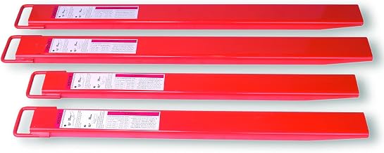 Wesco Industrial Products 272561 Heavy Duty Steel Fork Extension, 7-3/4" Width x 2-3/8" Height x 75-3/8" Depth