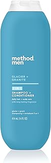 Method men 2-in-1 Shampoo and Conditioner, Glacier + Granite, 14 fl oz