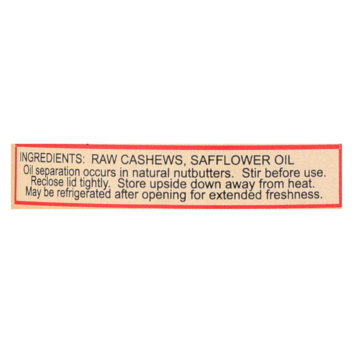 East Wind Nut Bttr Cashew Raw by East Wind Nut Butters – 16 Ounces, Pack of 6