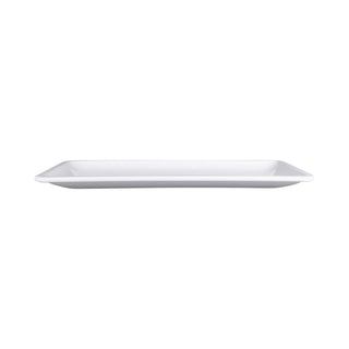 18" x 9" White Rectangular Heavy-Duty Melamine Plastic Serving Platter by Elite Global Solutions – 18" x 9", Melamine, White, Model M189RC-W