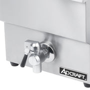 Adcraft 25 lb. / Silver / Fryer Commercial Deep Fryers