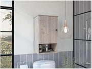 Medicine Cabinet Porto, Two Internal Shelves, Single Door, One Shelf - Light Gray