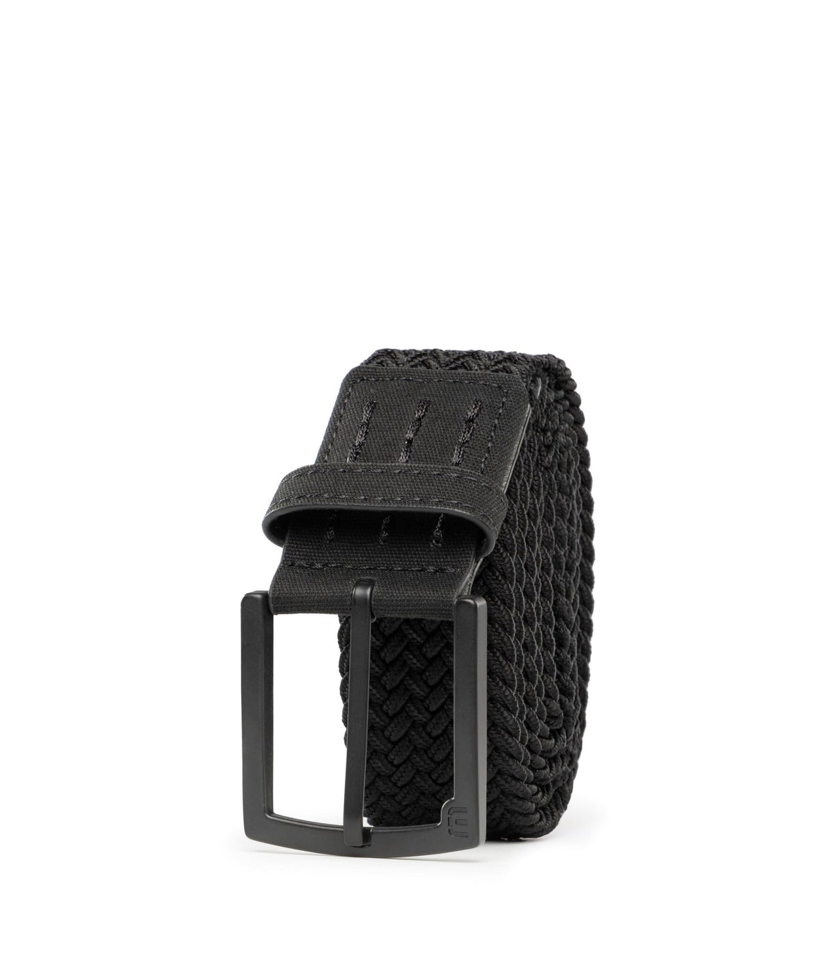 Voodoo 2.0 Belt by TravisMathew – LG (33-38), Cotton Blend, Black, Model 1MAA252