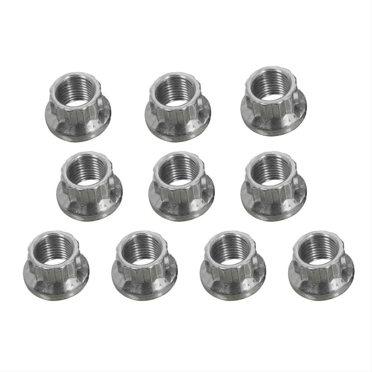 Nut Kit (1/2-20 SS 12pt nut) by ARP – Stock, Stainless Steel, Silver, Model 400-8334
