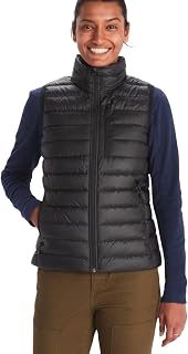 MARMOT Women's Highlander Insulated Vest - 700 Fill Down Power, Lightweight, Compactible Outerwear, Black, X-Large