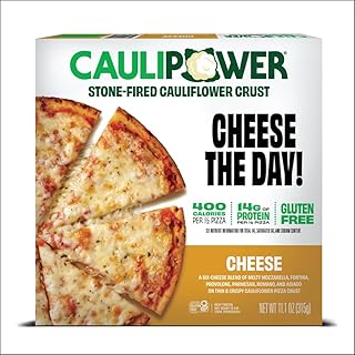 CAULIPOWER Cheese Lovers Stone-Fired Cauliflower Crust Pizza, 11.1 Oz (Pack of 1)