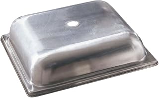 10 Strawberry Street 10 7/8" Square Stainless Steel Plate Cover, Set of 6