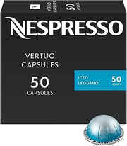 Nespresso Vertuo, Ice Leggero, 50-Count Coffee Pods
