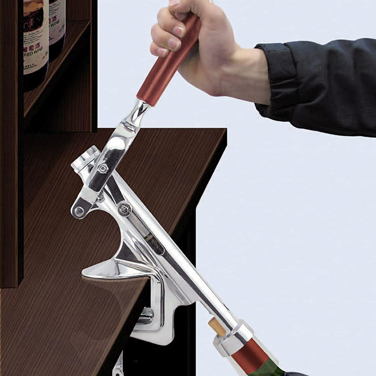 Uncorking machine 'Sieger-Profi' by Westmark – A, Stainless Steel, De, Model 60384460