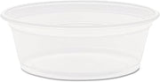 Dart 150PC 1 .5 oz Clear PP Portion Container (Case of 2500)