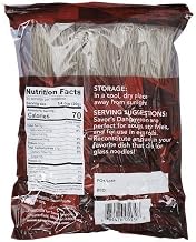 Savor Imports Dangmyeon Sweet Potato Noodles, 1.5 Pound, 15 per Case, Glass Noodles