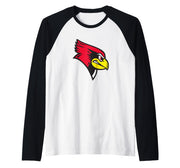 Winston Redbirds Raglan Baseball Tee by Winston High School, Winston, MO 64689 – Black, Model 69C0VS6XWX3