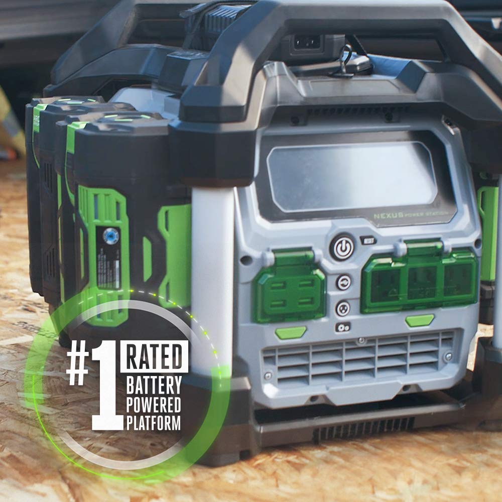 EGO Power+ w/(4) 5.0Ah Batteries / 3000W Nexus PowerStation w/ (4) 5.0Ah Battery / Green/Black/Grey Generators